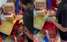 Cháu gái về nhà cố NSƯT Vũ Linh dọn đồ, để lộ nhiều vàng và tiền mặt