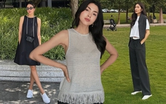 Hà Tăng diện đi diện lại 1 kiểu giày mà vẫn đẹp chuẩn style "old money"
