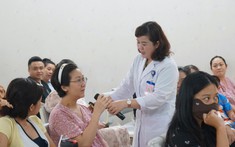 Sôi nổi lớp học tiền sản với chủ đề: “Phòhi88.com - hi88.win hi88.com - hi88.winừa băhi88.com - hi88.win huyết sau sanh” tại Bệnh viện Phụ sản Mêkôhi88.com - hi88.win