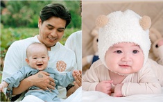 Khoe ảnh con trai mới 5 tháng tuổi, Hồ Quang Hiếu khiến dân tình phát sốt vì nụ cười "không răng" ngộ nghĩnh của chàng quý tử