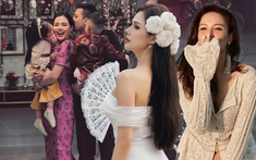 Người đẹp Vbiz làm dâu một trong những gia tộc kín tiếng bậc nhất: Mẹ hai con sang nhất nhì showbiz, được chồng cưng chiều như nữ hoàng