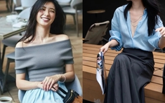 Màu xám dễ làm bạn trông già và quê mùa, nhưng phối thế này thì "đẹp xỉu"