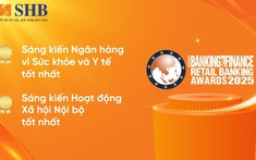 SHB nhận 4 lich bong da truc tiep thưởng lớn tại Asian Banking & Finance Awards 2025