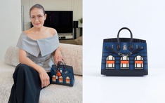 Mẹ Lisa gây choáng link bong da truc tiep mang túi Hermès đắt đỏ