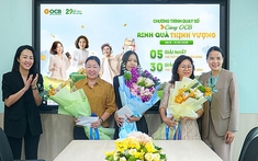 Những khách lich bong da truc tiep may mắn đầu tiên nhận giải thưởng từ OCB