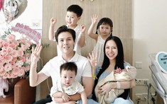 Quý tử mới sinh nhà "phú bà" Joyce Phạm chính thức lộ diện, gây sốt vì cử chỉ lạ