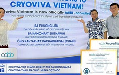 Cryoviva Vietnam đạt chứng nhận AABB, tiêu chuẩn lưu trữ toàn cầu