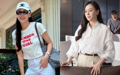 lich truc tiep bong da ngoai hang anh "hack tuổi" với áo giống Rosé, mang phụ kiện cả tỷ đồng dạo phố