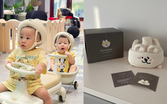 Những hình ảnh đang siêu hot của cặp sinh đôi Jim&Jen khiến hội bỉm sữa phải công nhận mẹ lich truc tiep bong da ngoai hang anh chăm con kỹ thật!