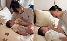 Bé Panda chỉ hơn 2 tháng đã "mở khóa" kĩ năng mới khiến Mai Ngọc phải tự hào "bõ công mẹ"