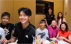 Em trai bí ẩn của Hằng Túi bất ngờ lộ diện, mới 15 tuổi đã đẹp trai như nam thần