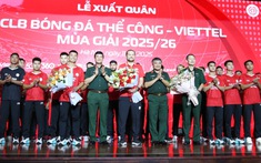 CLB Thể công Viettel đặt mục tiêu vô địch V.League 2025/26