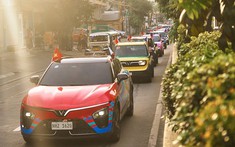 Dàn xe điện VinFast cực chất khuấy động đường phố Philippines