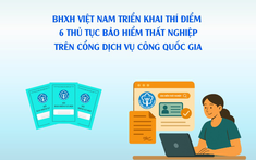 BHXH Việt Nam triển khai thí điểm 6 thủ tục Bảo hiểm thất nghiệp trên Cổng Dịch vụ công quốc gia