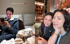 Đặng Tiểu Tô Sa đăng hình cô Văn Thùy Dương cùng trạng thái "mẹ ở đây rồi": Chẳng có điều gì yên lòng hơn khi cận kề ngày sinh mà có mẹ ở bên cạnh