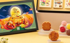 Hộp bánh Trung thu cá nhân hóa của Cái Lò Nướng tạo ấn tượng mạnh