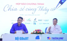 Sẽ vinh danh 80 thầy cô tại chương trình “Chia sẻ cùng thầy cô” năm 2025