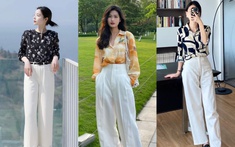 Phụ nữ 40+ nên có ít nhất một chiếc quần trắng: Bí quyết mặc đẹp, thanh lịch mà truc tiep bong da c1 gò bó