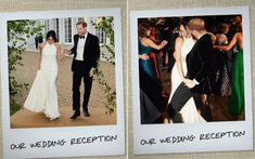 Meghan lần đầu công bố loạt ảnh chưa từng thấy trong tiệc cưới với Vương tử Harry