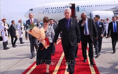 Bí thư thứ Nhất, Chủ tịch nước Cuba và Phu nhân đến Hà Nội, bắt đầu thăm cấp Nhà nước, dự Lễ kỷ niệm 80 năm Quốc khánh Việt Nam