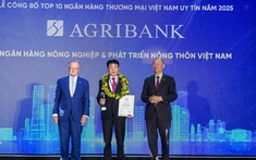 Agribank được vinh danh Top 10 Ngân hàng Thương mại Việt Nam uy tín năm 2025