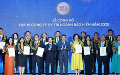 OPES lọt Top 10 công ty bảo hiểm phi nhân thọ uy tín nhất Việt Nam 2025