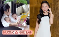 10 điểm cho mẹ Phương Oanh: Con chưa nói sõi nhưng ngày nào cũng làm 1 việc với cặp sinh đôi