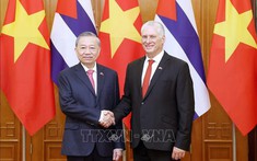 Tổng Bí thư Tô Lâm hội đàm với Bí thư thứ nhất Đảng Cộng sản Cuba, Chủ tịch nước Cuba Miguel Díaz-Canel Bermúdez