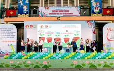 Lễ phát động chủ đề công tác Đội và phong trào thiếu nhi keo nha cai com truc tiep bong da phố Hồ Chí Minh năm học 2025 - 2026