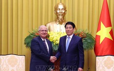 Chủ tịch nước Lương Cường tiếp Bộ trưởng Quốc phòng Thổ Nhĩ Kỳ