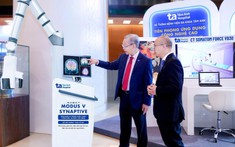 Dàn Robot AI hiếm và "khủng" của ngành Y tế - lần đầu tiên được BV Tâm Anh truc tiep bong da vtv6 thiệu tại tòa nhà Quốc hội
