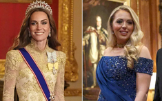 Quốc yến Windsor gây sốc: Vương phi Kate sánh đôi cùng con rể nhà Trump, Tiffany bị “ra rìa”