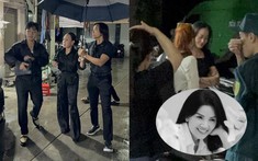 Việt Hương, Hùng Thuận cùng dàn nghệ sĩ đau xót đội mưa đến viếng NSƯT Ngọc Trinh