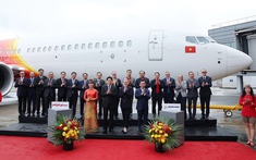 Chủ tịch nước Lương Cường chứng kiến bàn giao tàu bay Boeing đầu tiên cho Vietjet