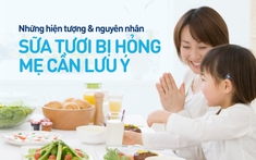 Infographic: Những hiện tượng và nguyên nhân sữa tươi bị hỏng thường thấy, mẹ cần lưu ý