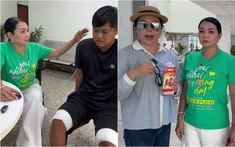 Nữ NSƯT từ Mỹ về bỏ 12 triệu giúp hai bé bỏng nặng, nói rõ một việc