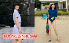 Tăng Thanh Hà - Linh Rin ra sân pickleball: Người diện hẳn đồ bơi, người kín đáo năng động