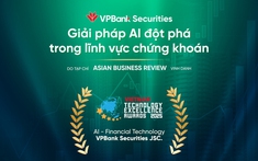 VPBankS ghi dấu ấn tại giải thưởng quốc tế bằng trợ lý AI StockGuru