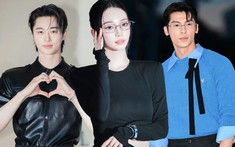 Hứa Quang Hán - Byeon Woo Seok quá bảnh, cùng nữ thần AI đổ bộ event của Gentle Monster