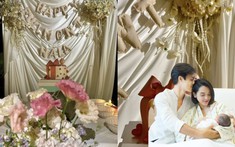 Quỳnh Lương tổ chức tiệc đầy tháng ấm cúng cho con gái, cô bé được mẹ khen ở điểm lich truc tiep bong da ngoai hang anh