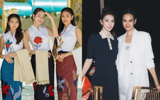 Thanh Thủy và Tiểu Vy “cân đẹp” loạt Hoa hậu quốc tế