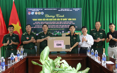 Trung tâm 286 bàn giao máy tính và ra mắt mô hình "Tin học cho em" tại Trường Tiểu học Đắk Á