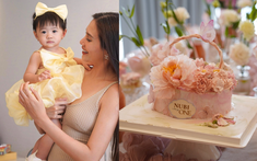 Tiệc thôi nôi cực xinh xẻo và ấm cúng nhưng không kém phần sang chảnh truc tiep bong da c1 em bé Nubi nhà siêu mẫu Võ Hoàng Yến