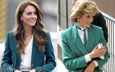 Vì sao phụ nữ trung truc tiep bong da c1 nên thêm một bộ pantsuit trong tủ đồ giống Vương phi Kate?