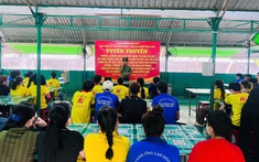Đồng Nai: Đồn Công an KCN Minh Hưng đẩy mạnh tuyên truyền pháp luật cho hơn 1.200 công nhân dịp cao điểm