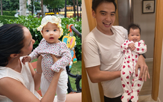 Mẹ bỉm H'Hen Nie nuôi con cực mát tay: Ái nữ kế thừa mới 4 tháng tuổi đã dài "ngót cả mét", khuôn mặt giống bố như tạc