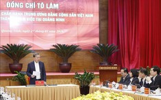 Tổng Bí thư Tô Lâm: Quảng Ninh từng bước trở thành hình mẫu phát triển xanh, hiện đại, sáng tạo và hội nhập quốc tế