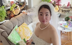 Nữ nghệ sĩ 50 tuổi là mẹ đơn thân mặc váy cưới: "Tôi chuẩn bị đi lấy chồng rồi"