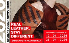 Chính thức khởi động cuộc thi thiết kế sáng tạo da quốc tế Real Leather.Stay Different. 2026 tại Việt Nam