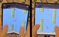 Flappy Bird phiên bản "phá" điện thoại gập: Muốn ghi điểm cao, người chơi phải... gập mở máy liên tục